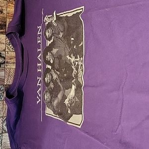 Vintage invention extremely rare purple Van Halen original t